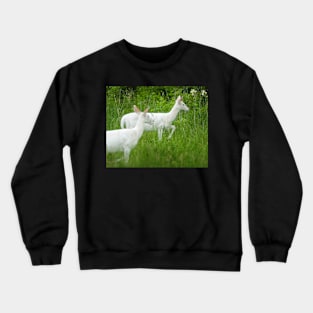 White Deer Crewneck Sweatshirt